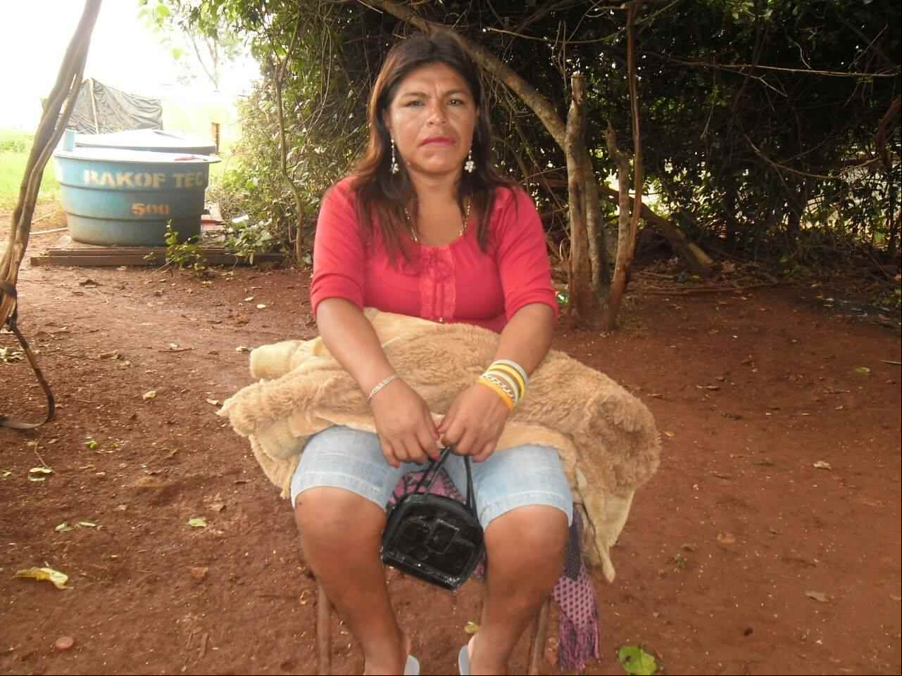 Lider indigena Guarani Kaiowa, Marinalva Manoel