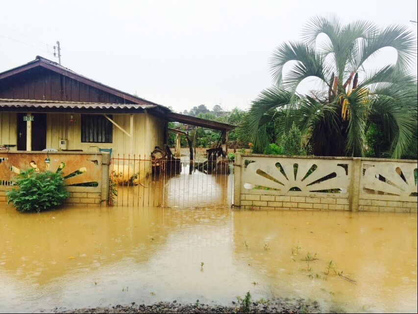 Chuva em Santa Catarina (Divulgação/Defesa Civil)